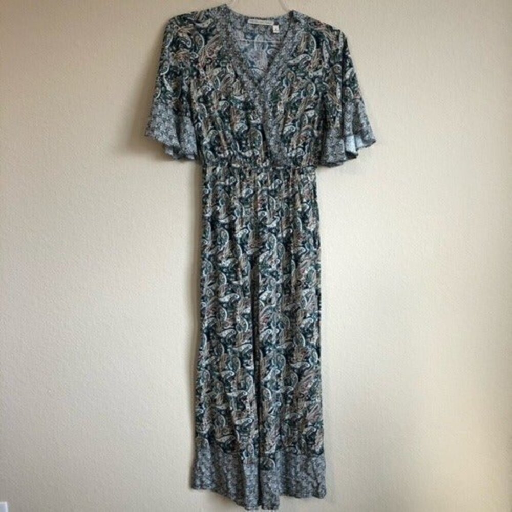 Chelsea & Violet Jumpsuit Paisley Print Boho Trend